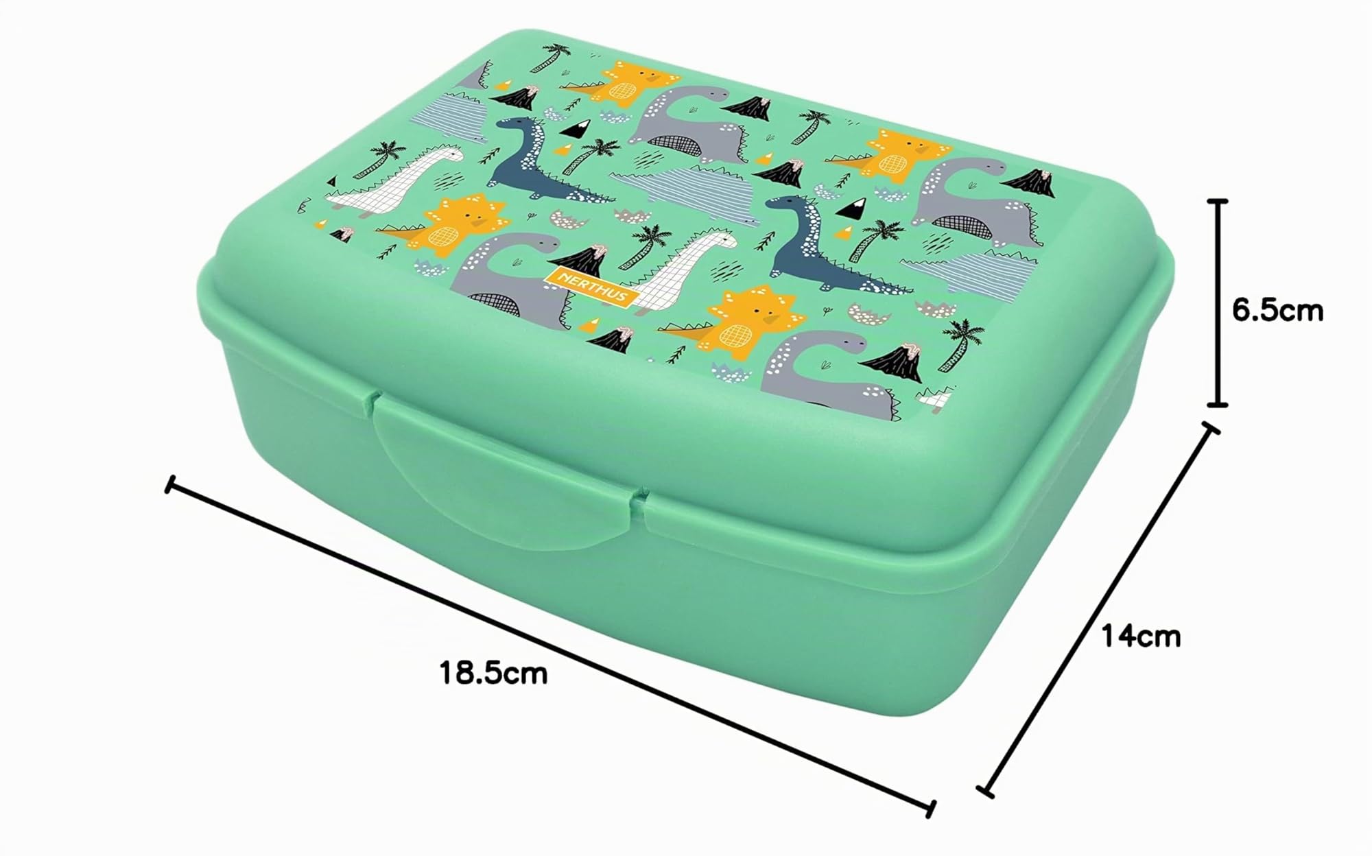 NERTHUS FIH 923 Boîte à lunch dinosaure pour enfants légère et facile à nettoyer