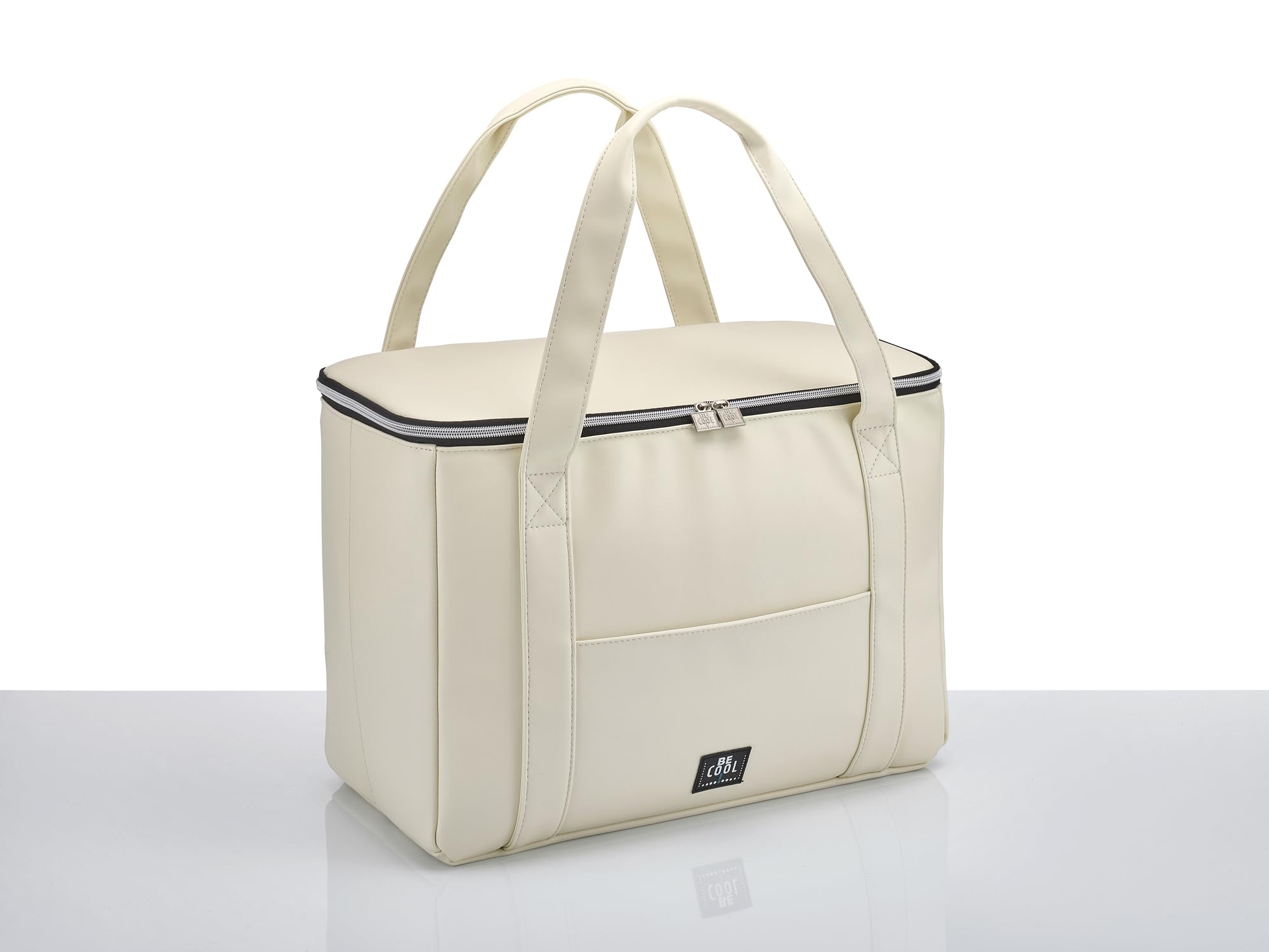 Be Cool Borsa termica grande da citt� in bianco crema, L, 44 x 22 x 29 cm,  volume 28 L con ampie maniglie per picnic, scuola, escursioni, viaggi :  Amazon.it: Sport e tempo libero