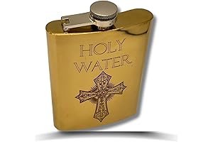 Holy Water Engraved Flask Groomsmen Gift