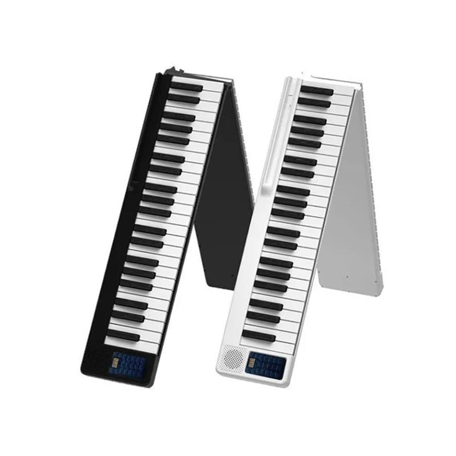 Pianino Elektroniczne Pianino Elektroniczne 88 Klawiszy Klawiatura Muzyczna Dla Dorosłych Początkujący Profesjonalny Składany Trwały(Black)