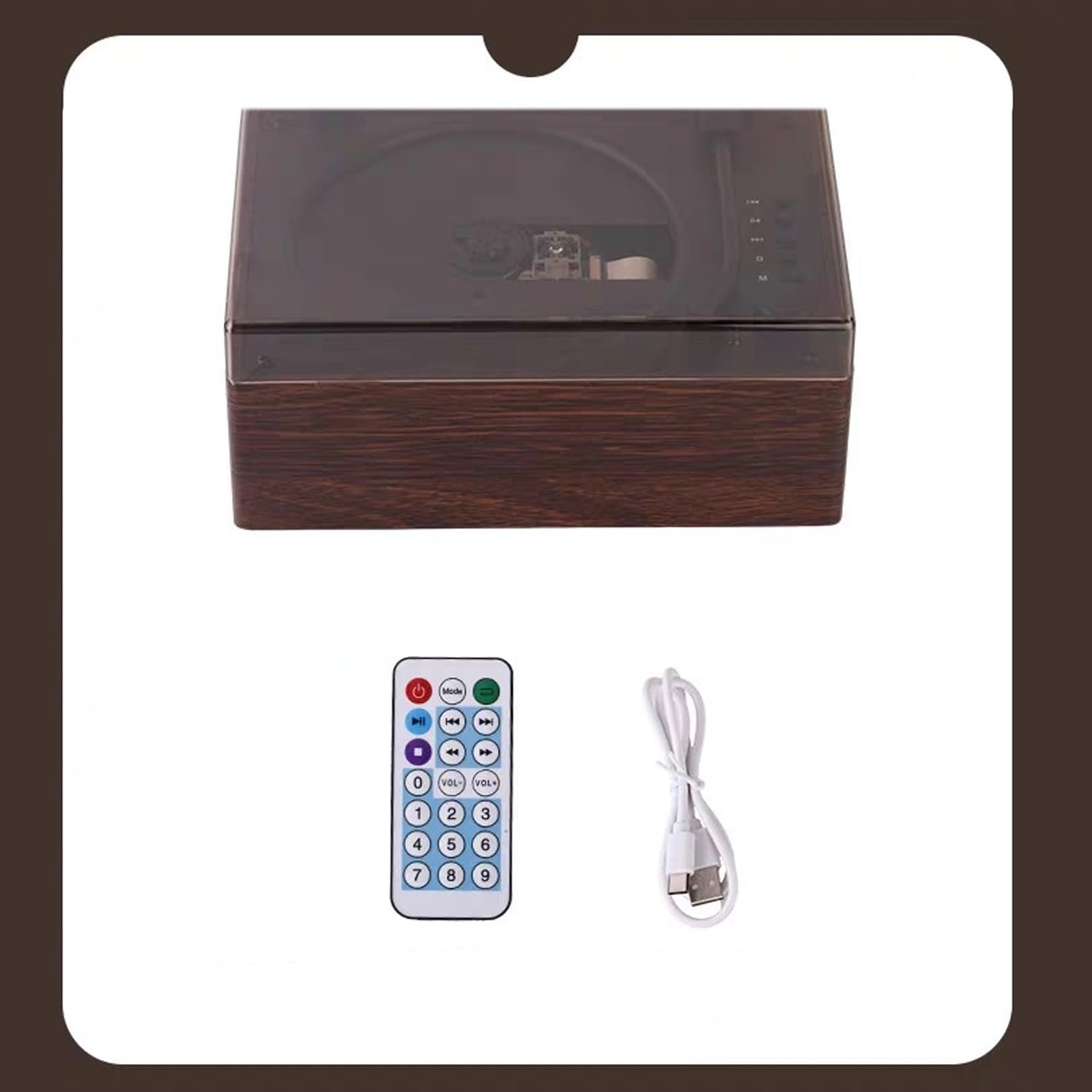 Lettore di Cassette Bluetooth CD Boombox Radio Portatile Retro Record, Musica Domestica con Altoparlanti Telecomando, Effetto sonoro Spaziale a 360°, Supporta unità Flash USB/Computer/Esterno