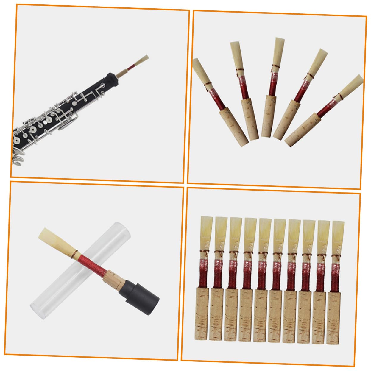 CIMAXIC Traditional Oboe Supply Natural Material for Warm Tone Easy to Clean and Maintain