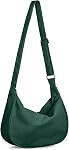 Sac de Croix du Croissant Corduroy pour femmes, FITDON Petit sac à dos de sac à croupion Hobos