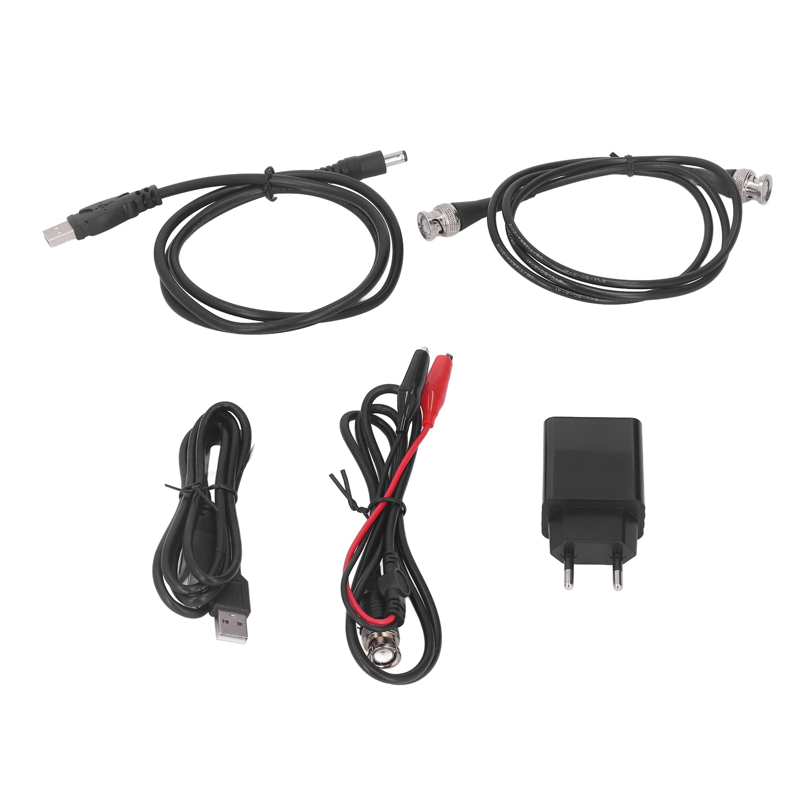 Generador de Forma de Onda, Generador de Funciones ABS de 2 Canales Rendimiento Confiable AC100‑240V para Transmisión para Laboratorio (Enchufe de la UE)