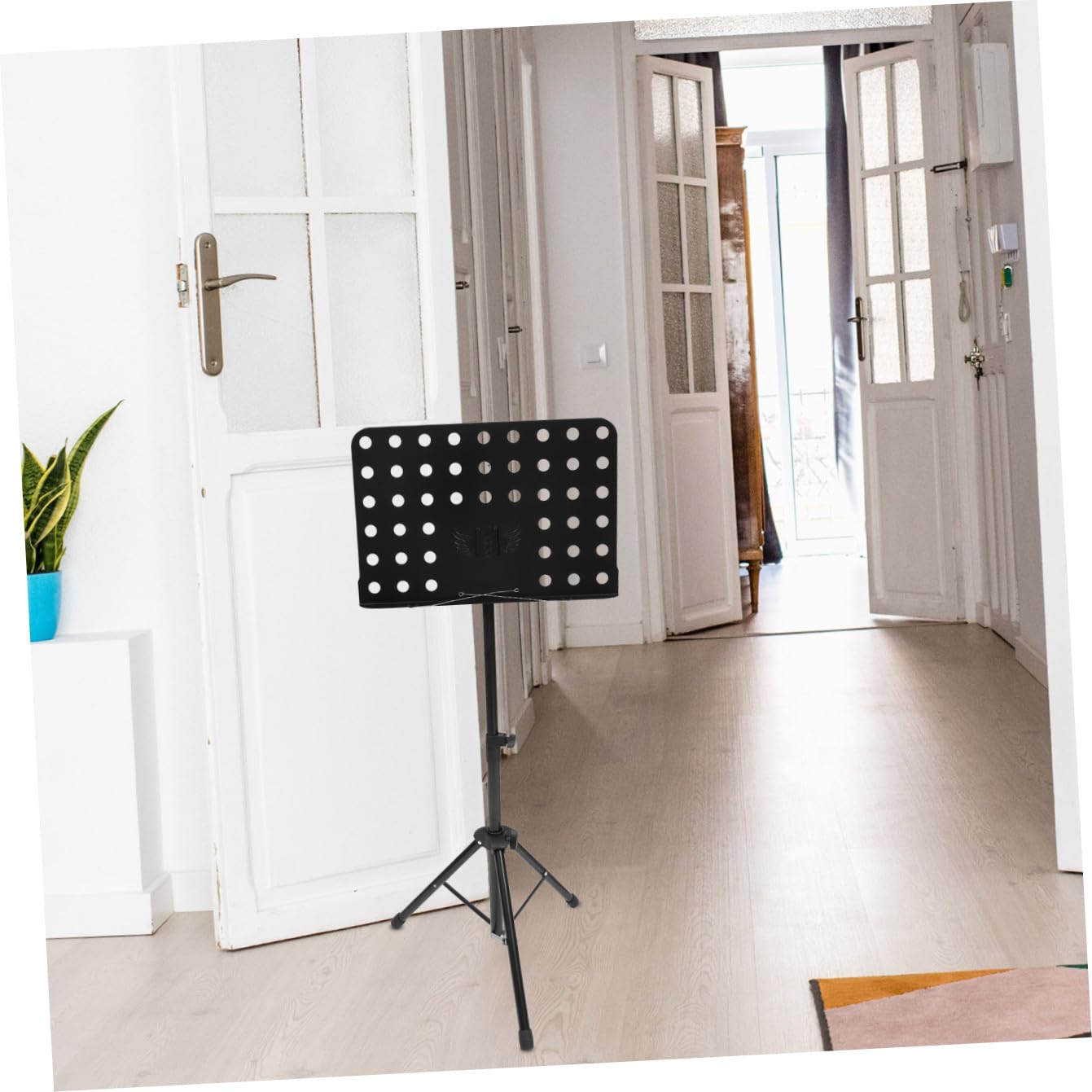 TOYANDONA 1 Pc Atril plegable para partituras accesorios de mesa soporte de música plegable trípode estante de música retráctil suministro de música atrevido estante plegable abdominales