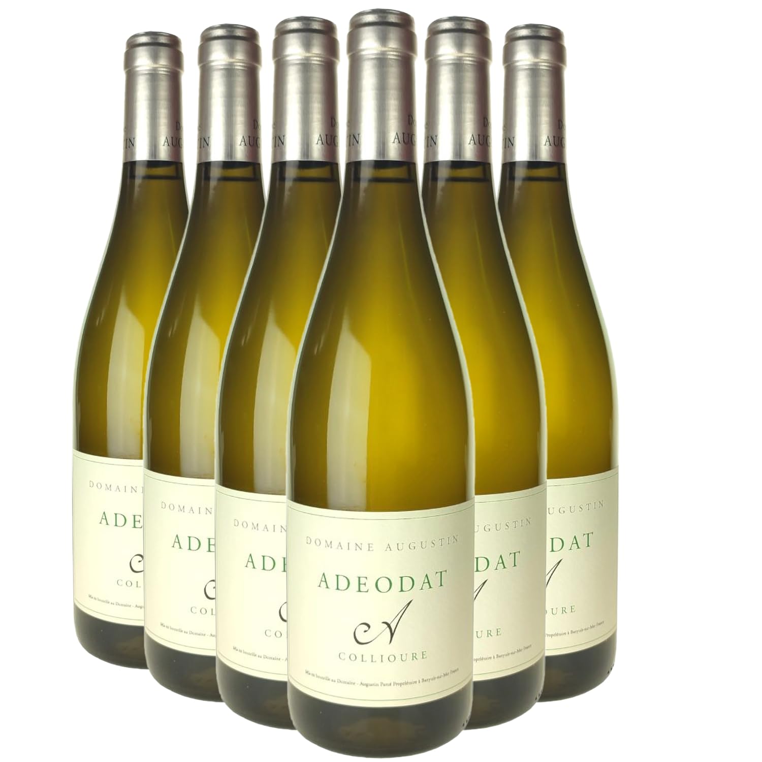 Collioure Adeodat Weißwein 2023 - Domaine Augustin Parcé - g.U. - Languedoc - Roussillon Frankreich - Rebsorte Grenache Blanc, Grenache Gris - 6x75cl