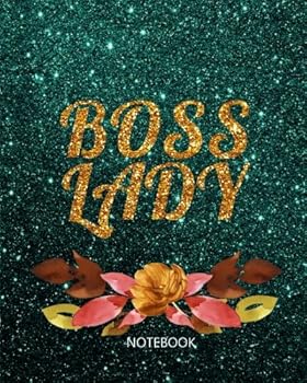 Paperback Boss Lady Notebook: Boss Lady Lined Notebook Journal Daily Planner Diary 8"x 10" Book