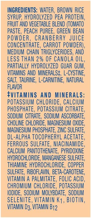 Miniatura 3 de Nestle Compleat Peptide 1.5 Suplemento oral FrutaVegetal Sabor Mezcla de 8.45 oz Cartón 24 Ct