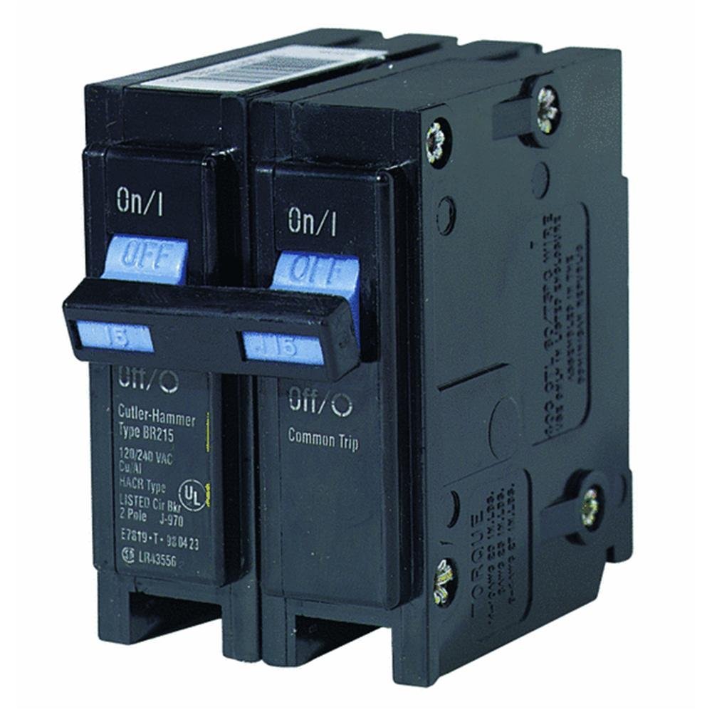 Cutler-Hammer 6854103 15A 2 Pole 2 in. Circuit Breaker - Magnetic