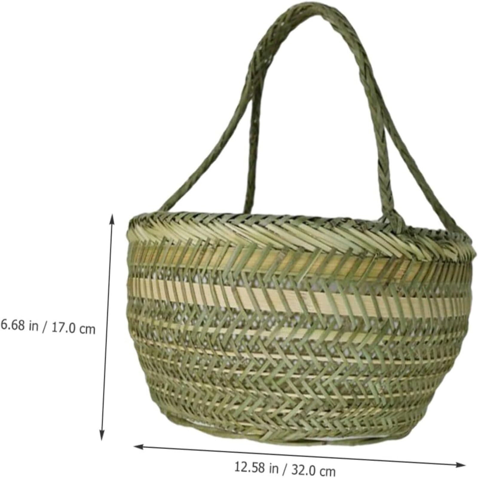 Huevera Gallina Cesta Tejida De Bambú Cesta De Bambú para Verduras Cesta De Bambú Tejida A Mano Cesta De Almacenamiento Cesta para Huevos Hueveras