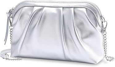 VASCHY Pochette Donna,Clutch Donna Elegante Pochette e Clutch Pelle Borsetta Donna Pochette da Borsa Elegante Borsa Tracolla Donna Matrimonio,Festa