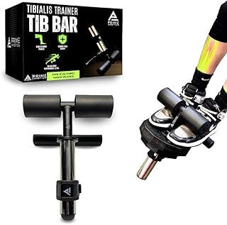 Premium Tib Bar Calf Workout Equipment - Anterior Tibialis Trainer Tibia Dorsi Calf Raise Machine - Tibialis Bar Knees Over Toes Equipment for Calves/Shins/Ankles, Fits 2" Olympic Weight Plates