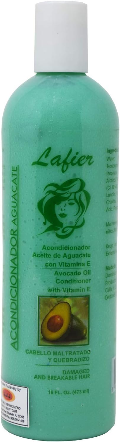 Lafier Avocado Oil Conditioner with Vitamin E for Damaged & Breakable Hair 16 Oz