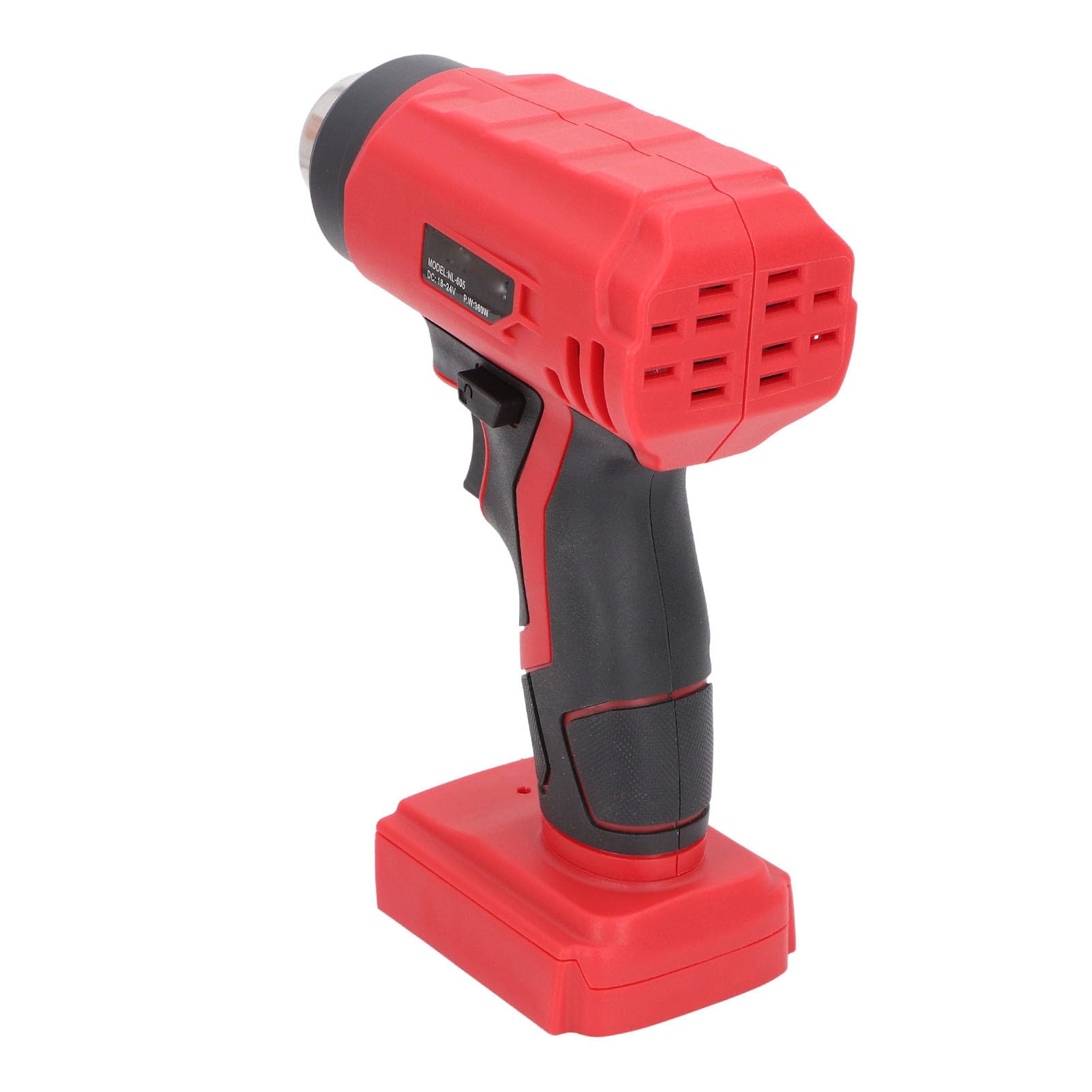 Kit di pistola di calore a cordone 360W pistola ad aria cal a riscalmento rapido per artigianato tubi di rimpasto con batteria al litio a 4 ugelli