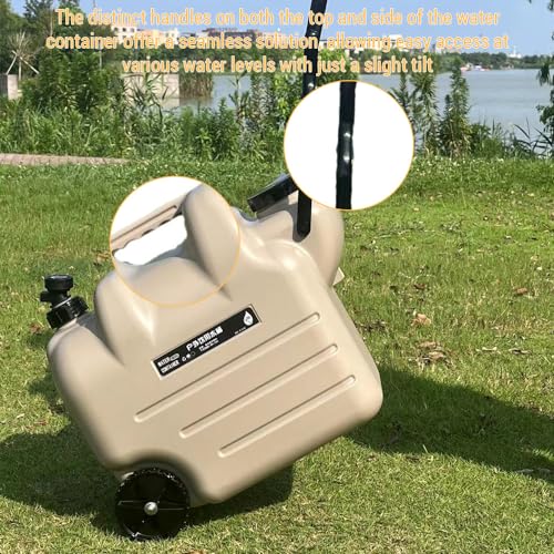 Carafe d'eau camping grand volume 28L HUIOP avec robinet étanche - 7