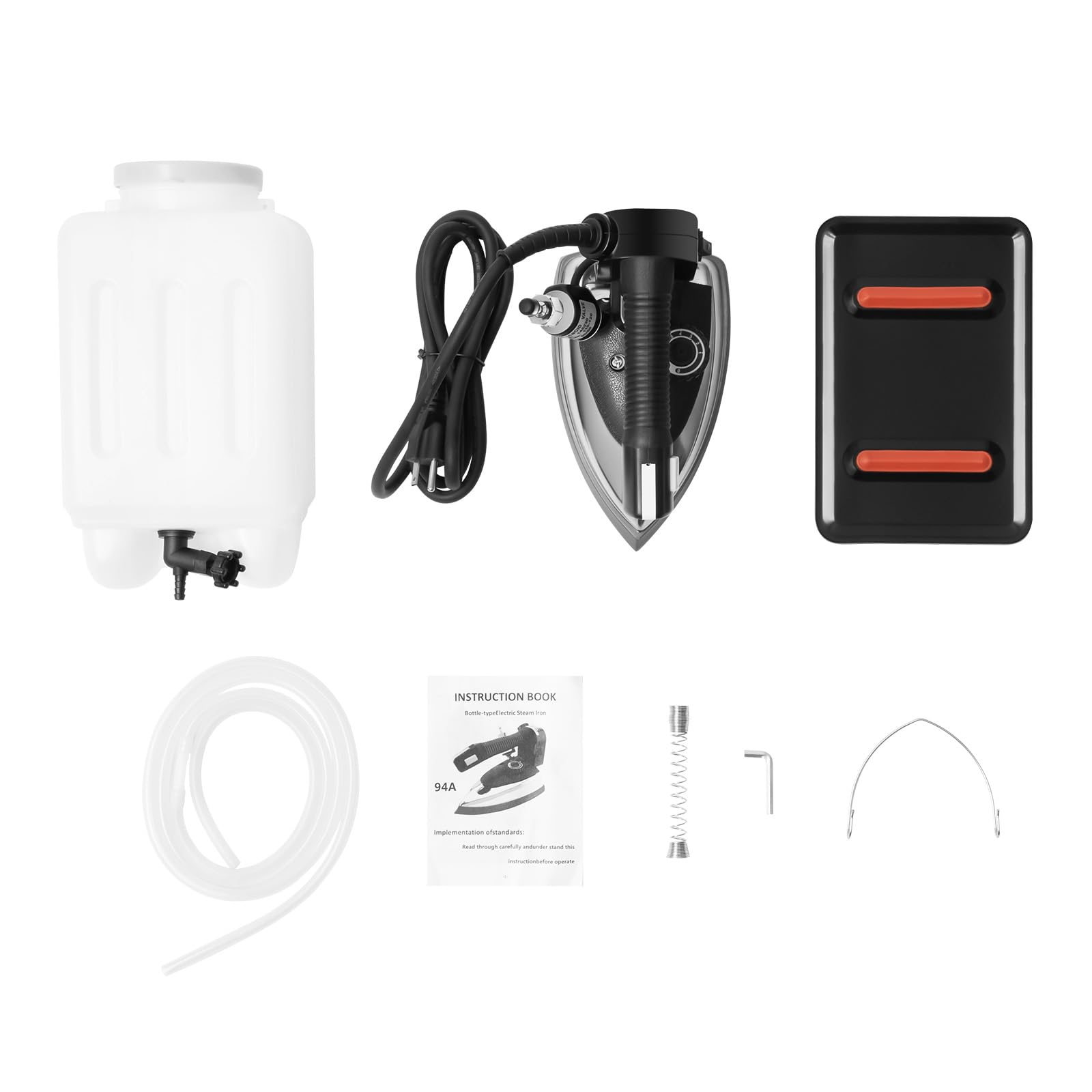 LIAPDG Industrial Electric Steam Iron, 1200W Gravity Feed Iron 5 Gears Adjustable Full Steam Iron Commercial 9 Exhaust Vents Can Dry Ironing 3L/0.79 Gallons in Garment Factories, Curtain Stores