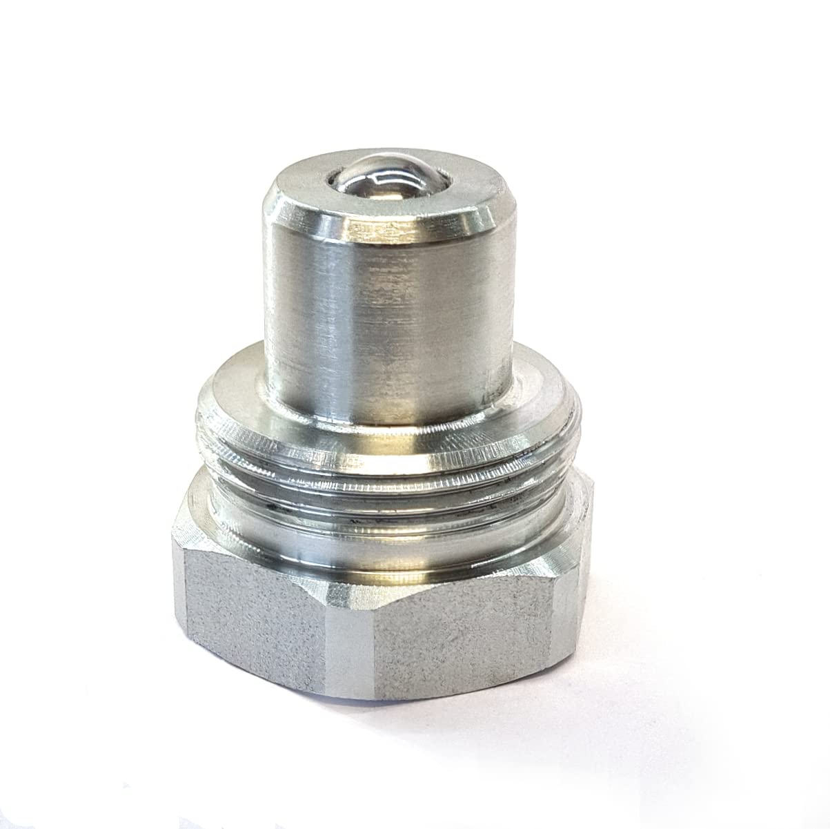 High Pressure Hydraulic Jack Coupling with Ball Seal 3/8" NPT - 720 Bar (10'000 psi) Working Pressure - Male - Female - Set (Male)