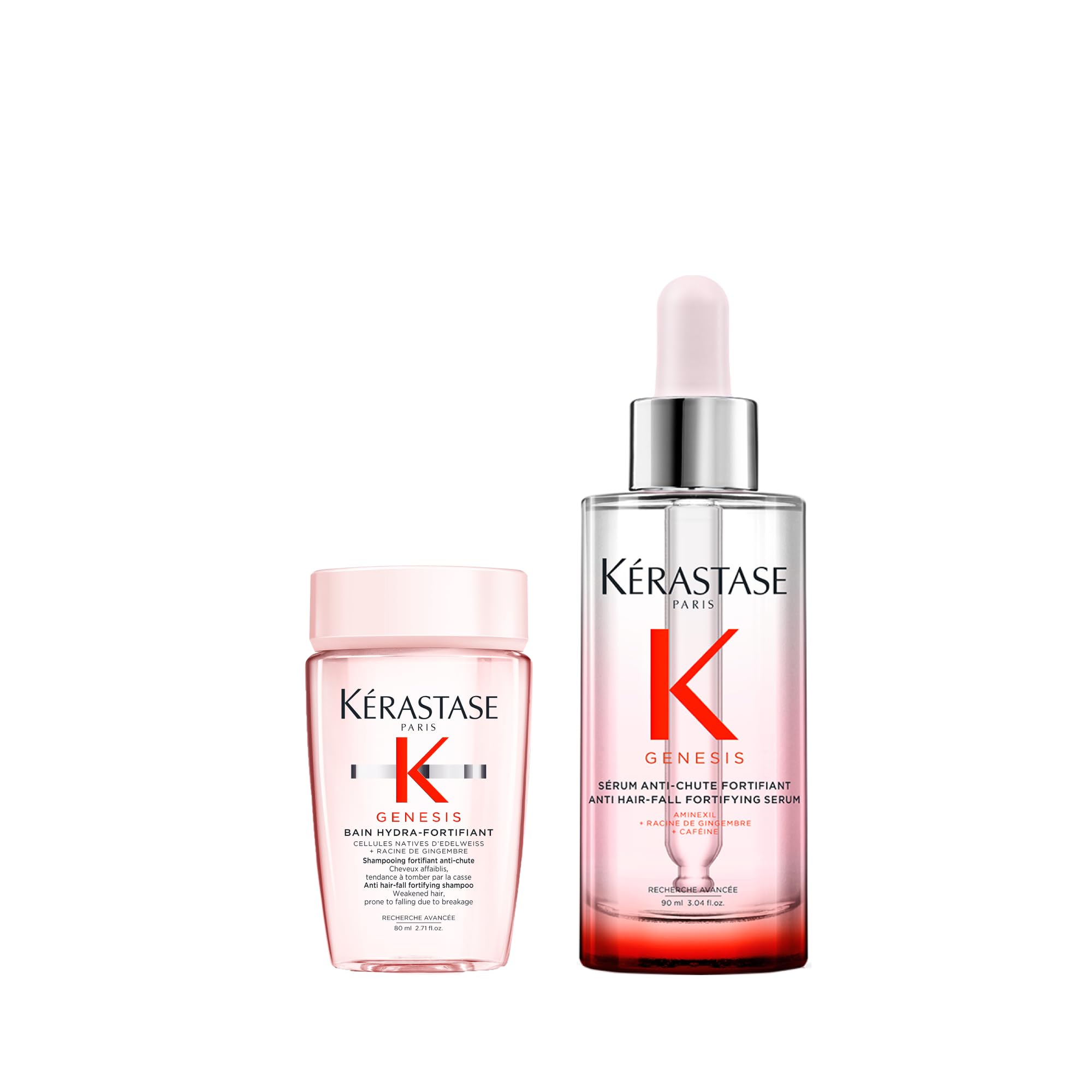 KÉRASTASE Genesis - Routine Nourissante & Anti-Casse pour Cheveux Fragiles - Renforce & Réduit la Casse - Aminexil