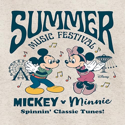 Disney Characters - Mickey & Friends - Mickey & Minnie - Spinning Classic Tunes - Toddler & Youth Long Sleeve Tee3