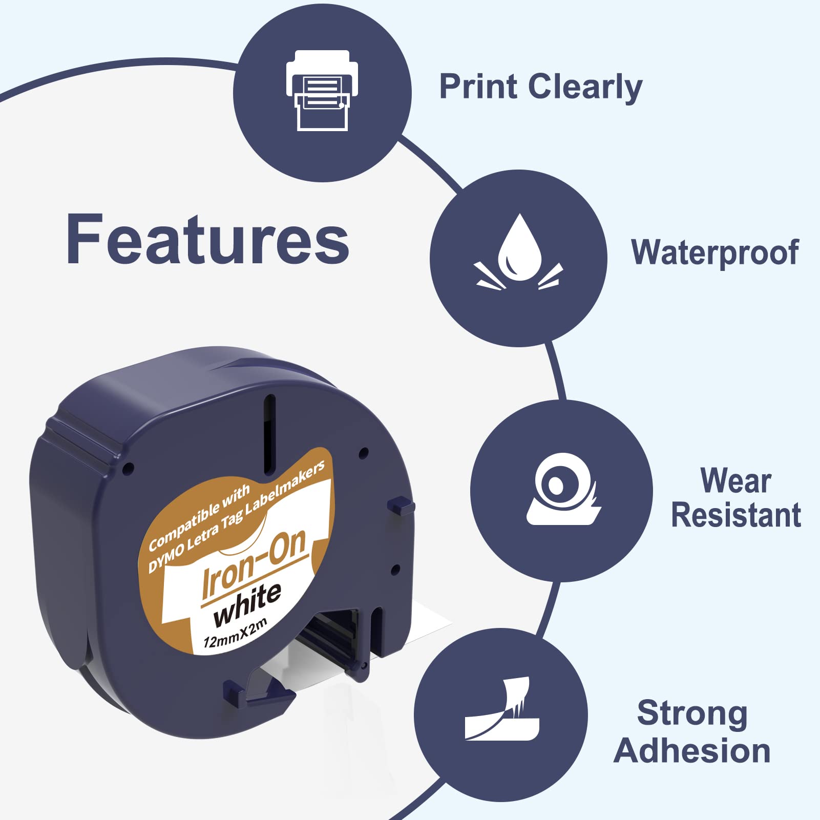Nastri Ed Etichette Dymo LetraTag Per Etichettatrici - Foto 6