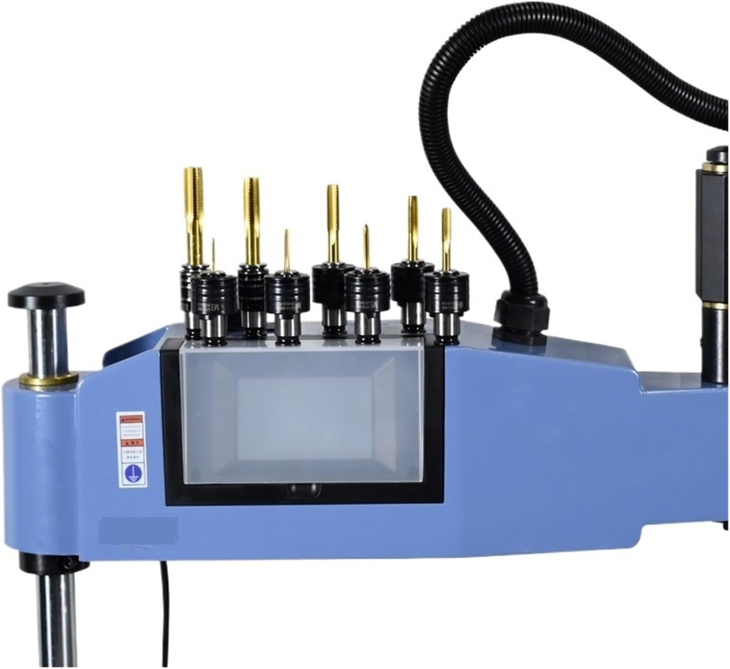 Manual Tapping Machine M3-M16 CNC Electric Tapping Machine Servo Motor Tapper Drilling Easy Arm Power Tool Threading Machine with Chucks(JIS Chucks)