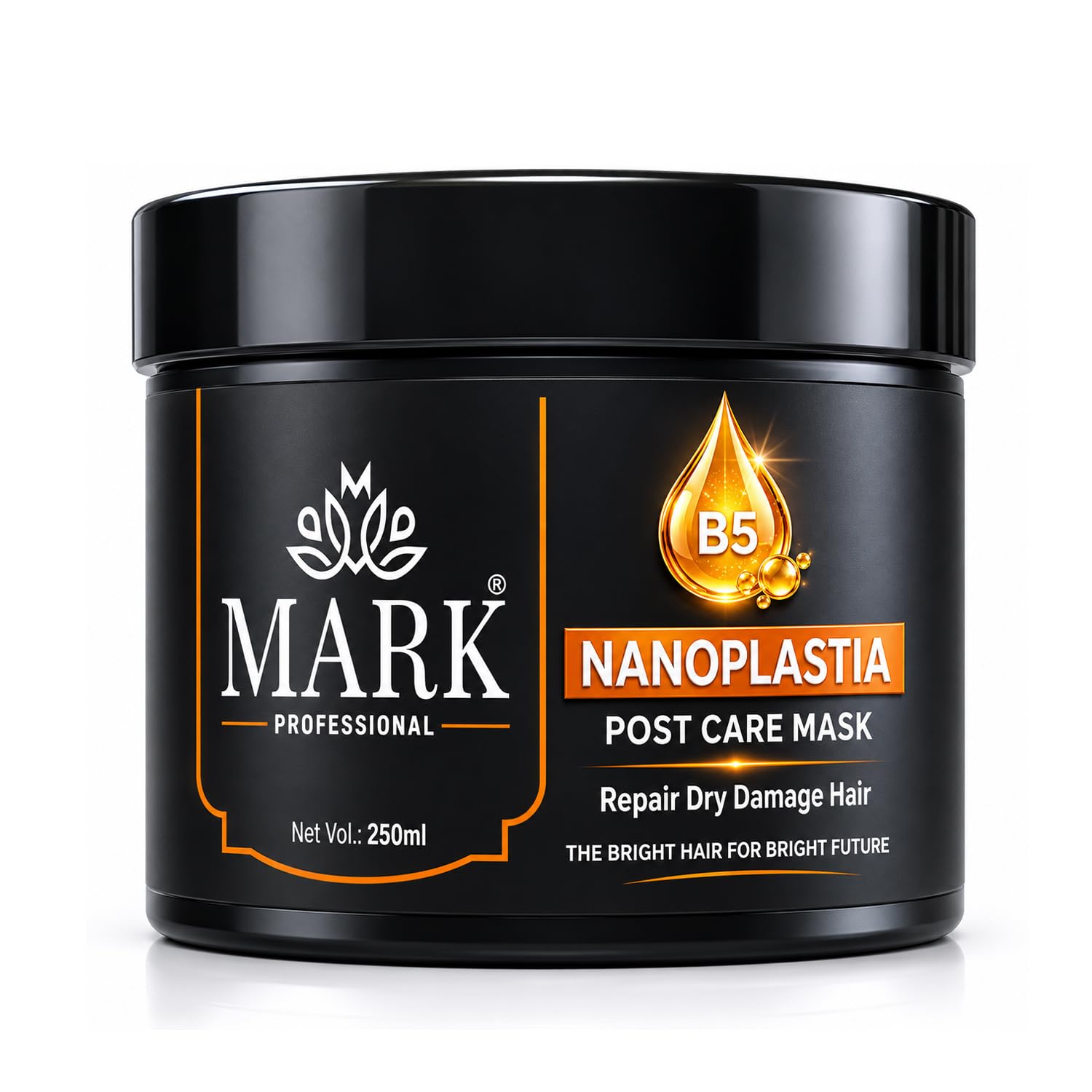 MARK PROFESSIONAL NANO PLASTIA REPAIR MASK| Intensively Nourishes the Hair | Sulphate & Paraben Free | For Straight, Shiny - Nourishes Dry & Controls Friz-image-27