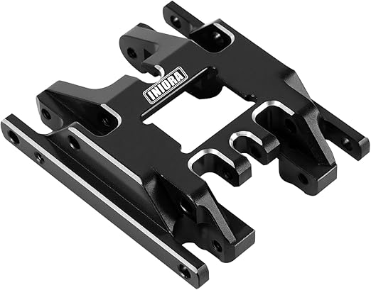 INJORA Aluminum Skid Plate Transmission Mount 17g for 1/18 RC Crawler TRX4M Upgrade