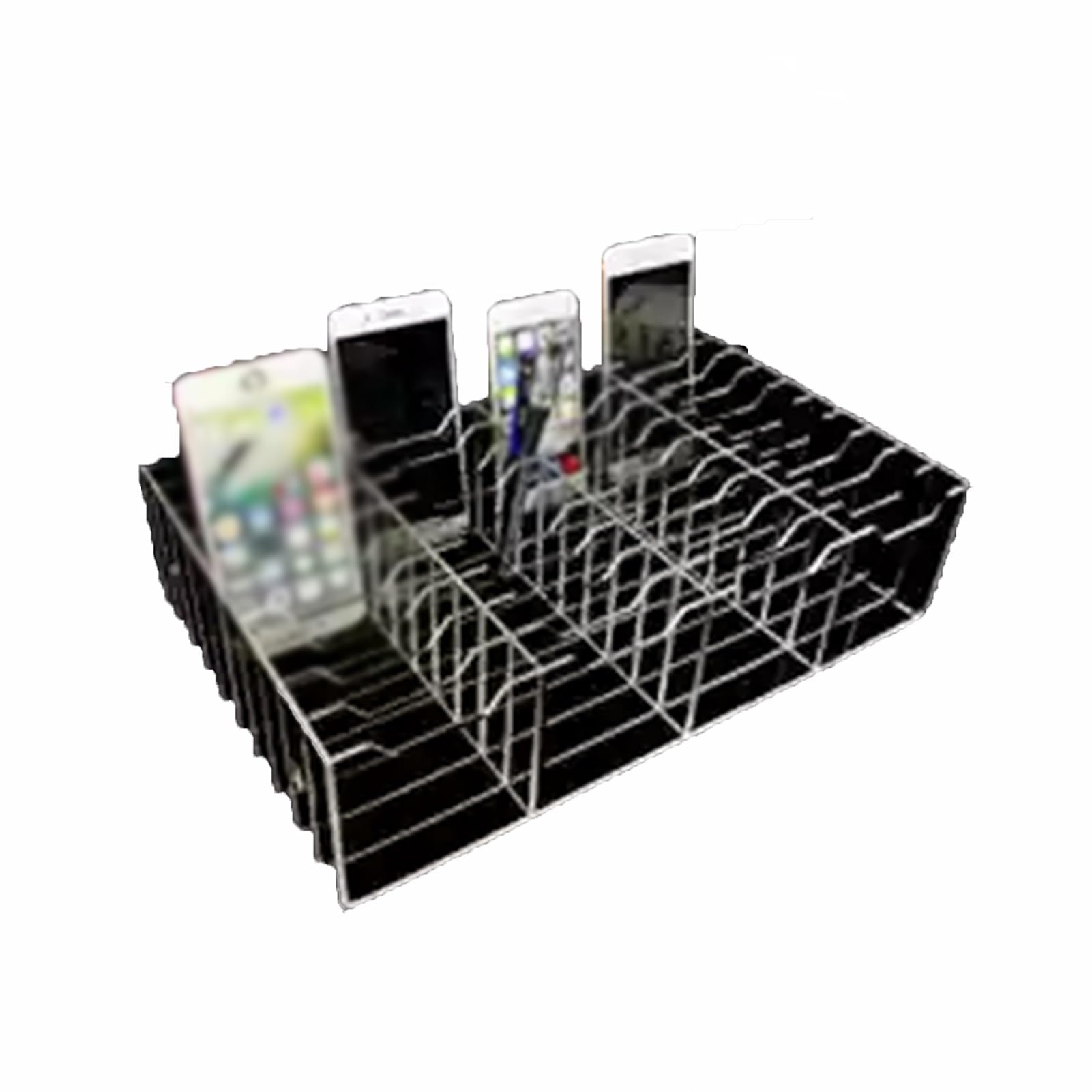 Mobile Phone Storage Cabinet 40-grid Desktop Mobile Phone Storage Cabinet Mobile Phone Safe,Open Storage Sturdy and Durable,Simple and Beautiful,Suitable for School Restaurant Office Factory(Color 7)