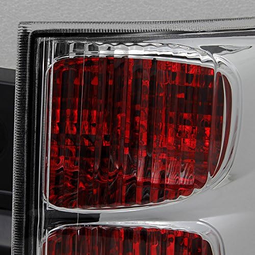 AKKON - For Chevy Equinox SUV Black Headlights + Tail Lights Driver Left & Passenger Right Replacement Pair