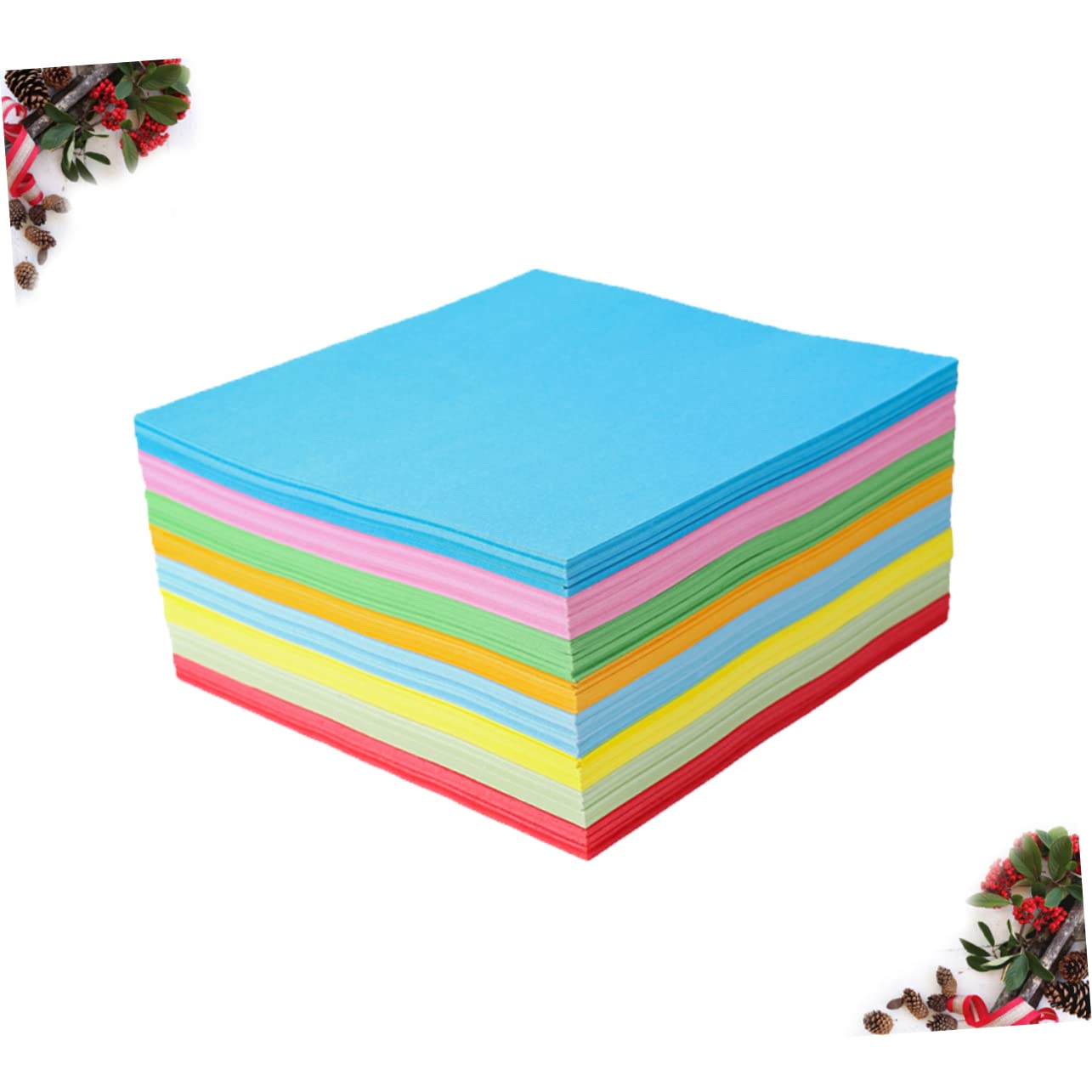 ARTSEWPLY Diy Craft Paper for Kids 500pcs Colorful Handwork Paper 20cm x 20cm Safe for School Party Decorations