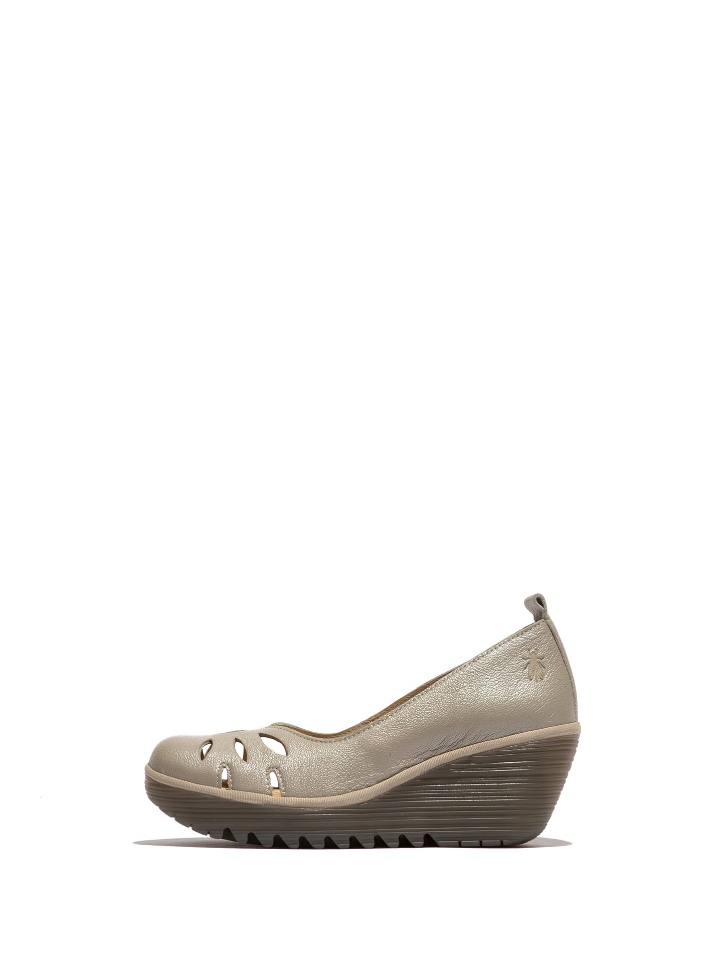 Fly London Women's YUBI480FLY Wedges, Silver, 8 UK