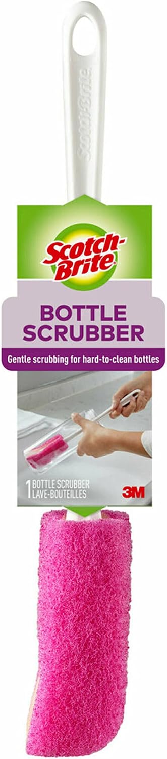 Scotch-Brite Water Bottle Scrubber, Safe On Glass, Plastic and Stainless Steel (Pack of 2) image 2