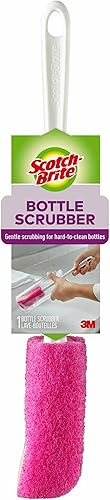 Miniatura 2 de Scotch-Brite Limpiador de botellas de agua, seguro en vidrio, plástico y acero inoxidable (paquete de 2)