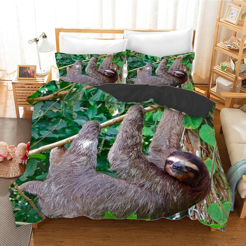 Housse de couette paresseux anti-plis en microfibre douce 90x190