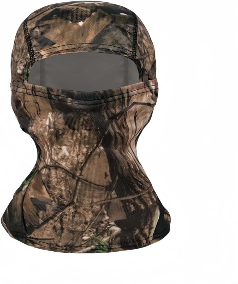 Camo Balaclava Head Mask Full Face Cover Windproof Sun UV Protection Hood for Men