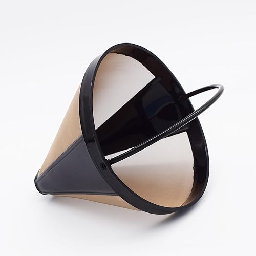 Miniatura 9 de Filtros de café reutilizables #4 cono de repuesto para cafeteras Cuisinart (2 filtros reutilizables)