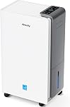 AEOCKY 4500 Sq.Ft Energy Star le plus efficace 2025 Déshumidificateur, Max 80 Déshumidificateur de compresseur intelligent Pinte/D avec tuyau de drainage, Humidistat intelligent, pour sous-sol,Chambre,Maison,Salle de bains