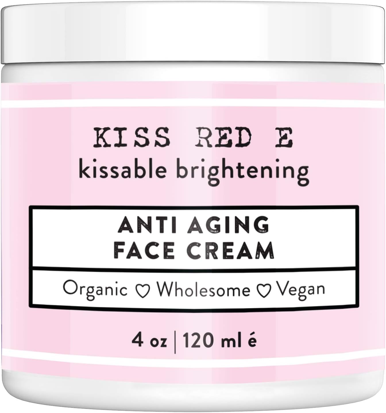 KissRedE Anti Aging Face Cream. Best Anti Wrinkle Cream Moisturizer For Face, Hands, Neck. Reduce Wrinkles, Fine Lines, Crows Feet, Puffy Eyes.
