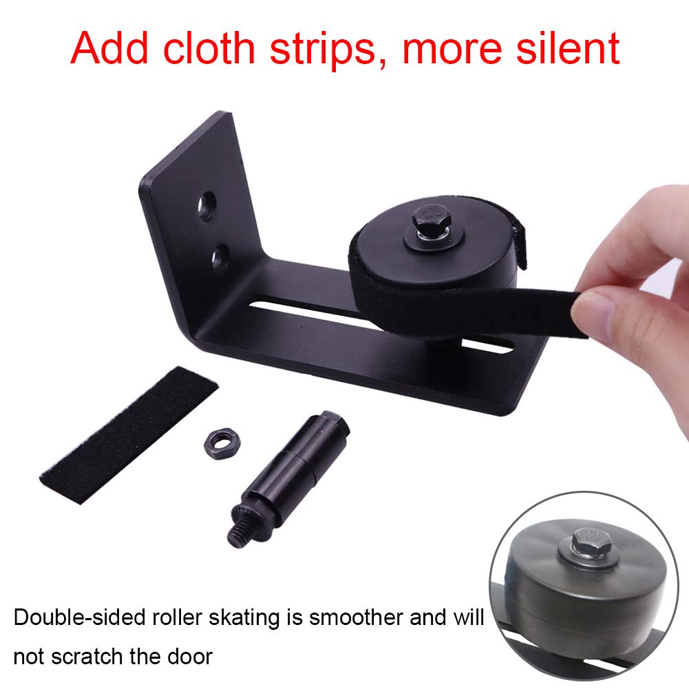 Zhongtou Sliding Door Guide Barn Door Floor Guide Stay Roller with 8