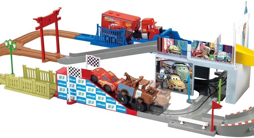 Amazon.co.jp: ディズニー カーズ トミカ 走って!運んで!にぎやか