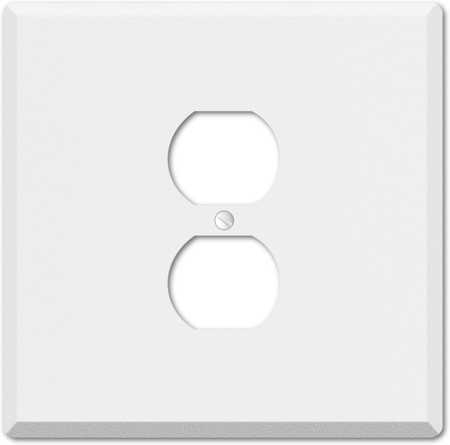 Metal Oversized Outlet Cover Plate 5.5" x 5.5", Jumbo Duplex Wall Plate