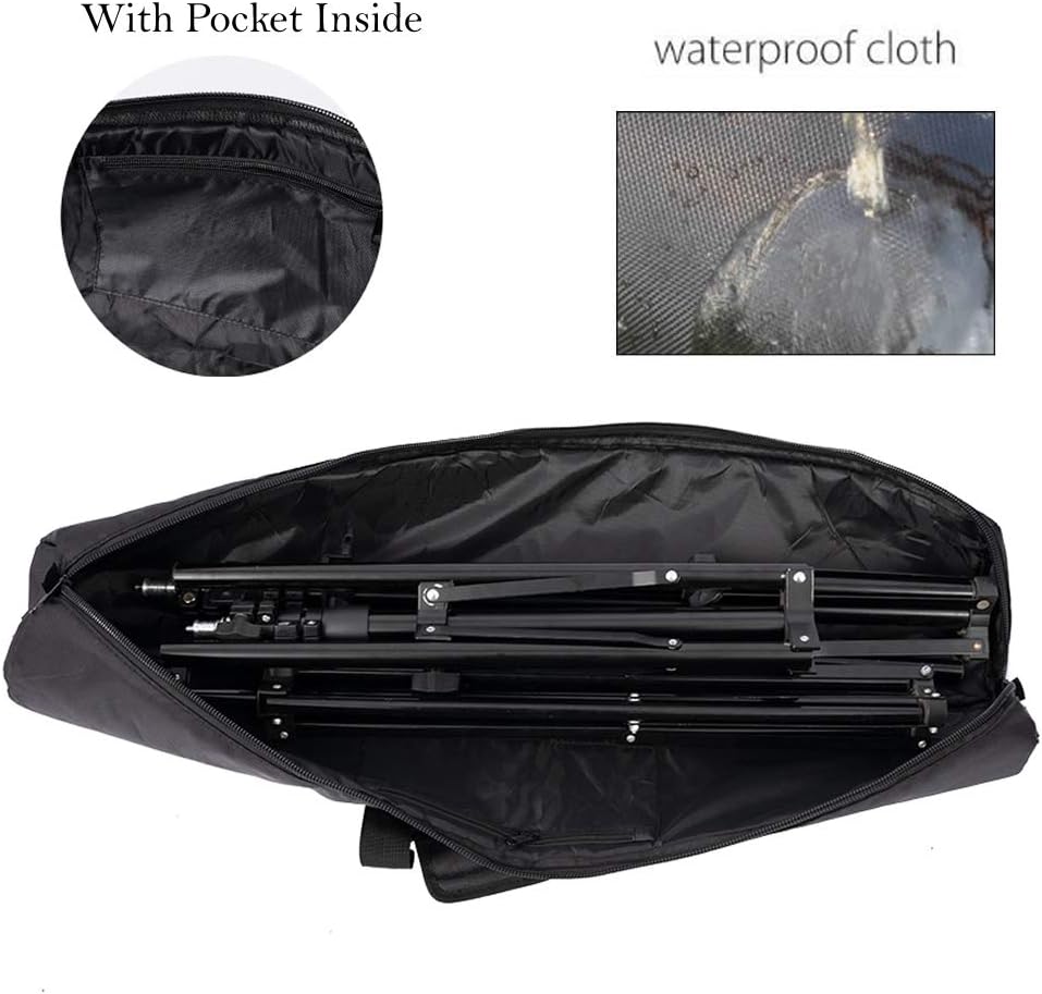 Gеt Sресіаl Prісе Lefuto 75cm Nylon Padded Tripod Carry Bag Case Protect Light Stands Umbrellas, with Zipper Pocket and Shoulder Strap