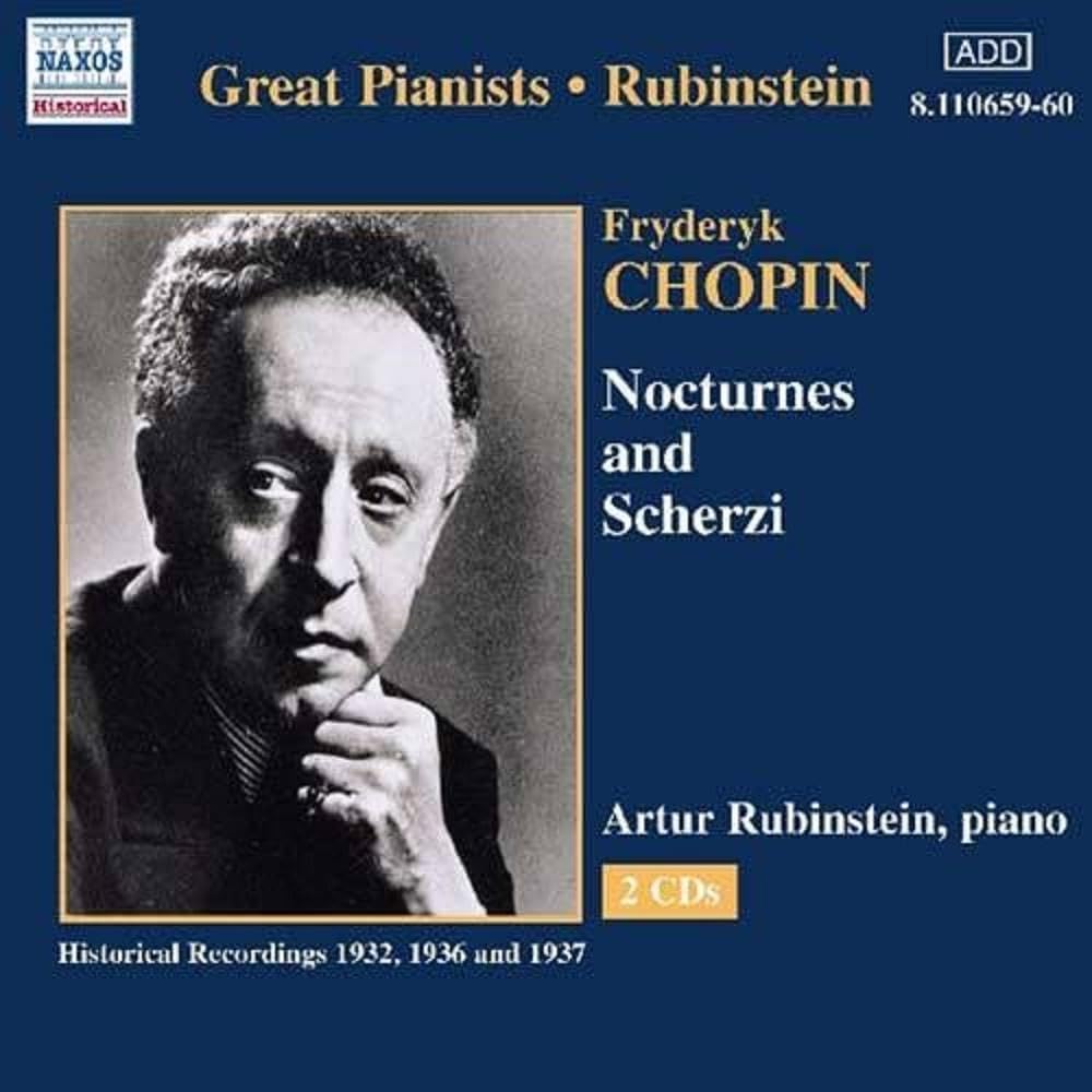 Artur Rubinstein Chopinnocturnes Scherzi CD New 636943165928
