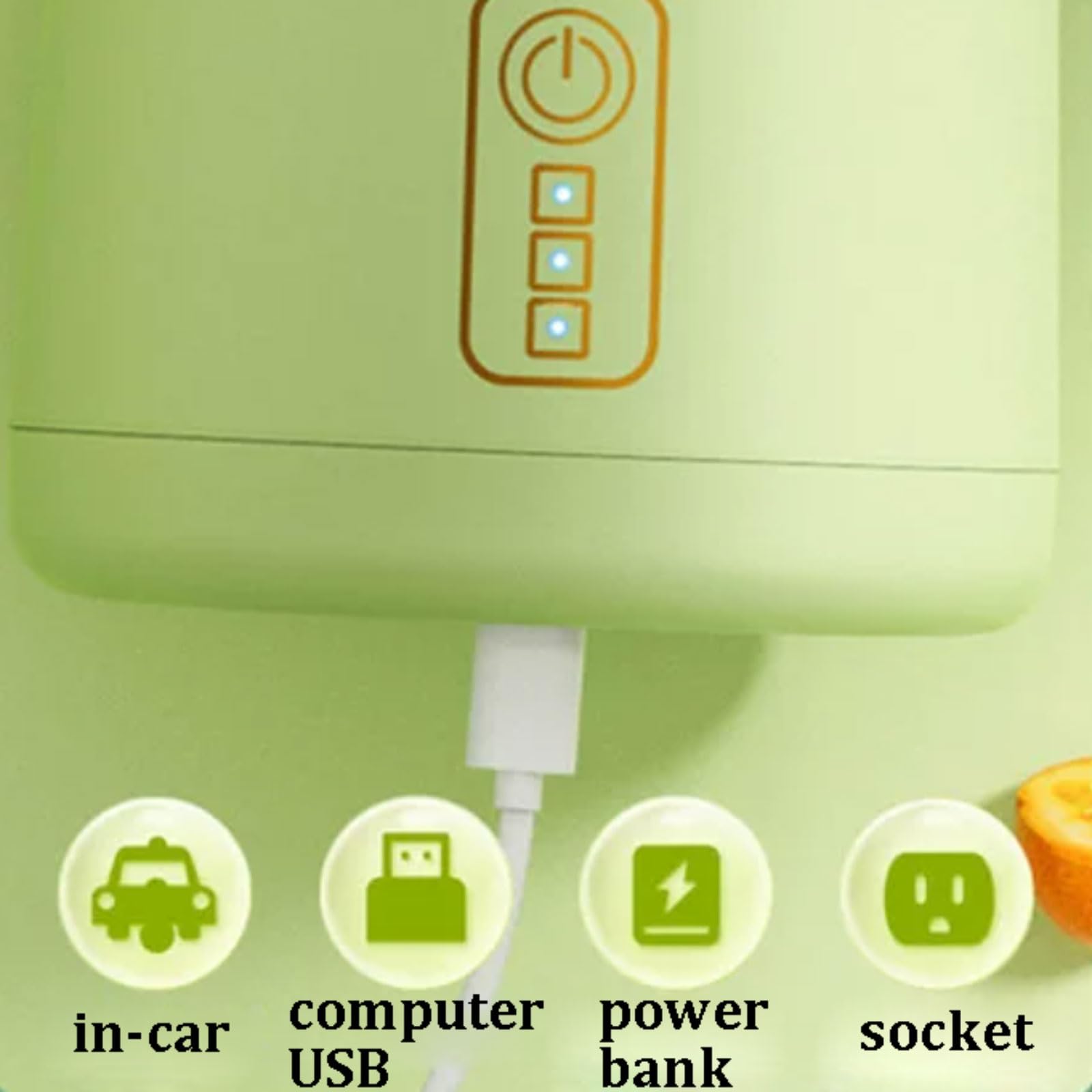 Potężny szklany przenośny blender z zapasowym kubkiem 10-ostrzowy osobisty sokowirówka USB-C akumulator do kuchni biura podróży kompaktowy (bladoczerwony)