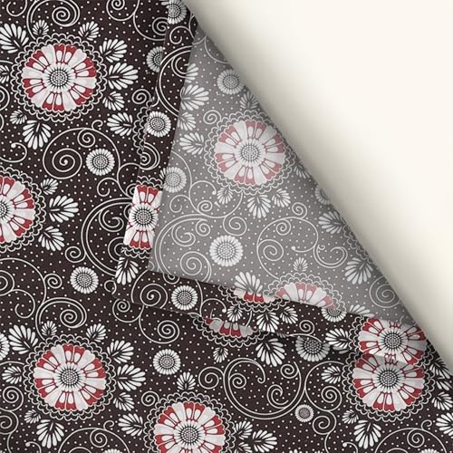 Image of Weave & Decor Super Soft Super Comfortable 144 TC 90x90 inches Printed Cotton Double Bed Bedsheet with Two Pillow Covers