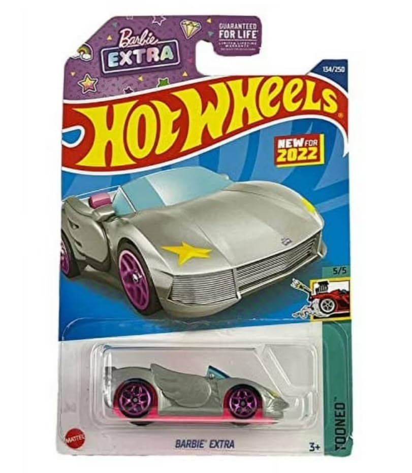 Hot Wheels Barbie Extra jouet argenté idéal pour animer les après-midis de jeux
