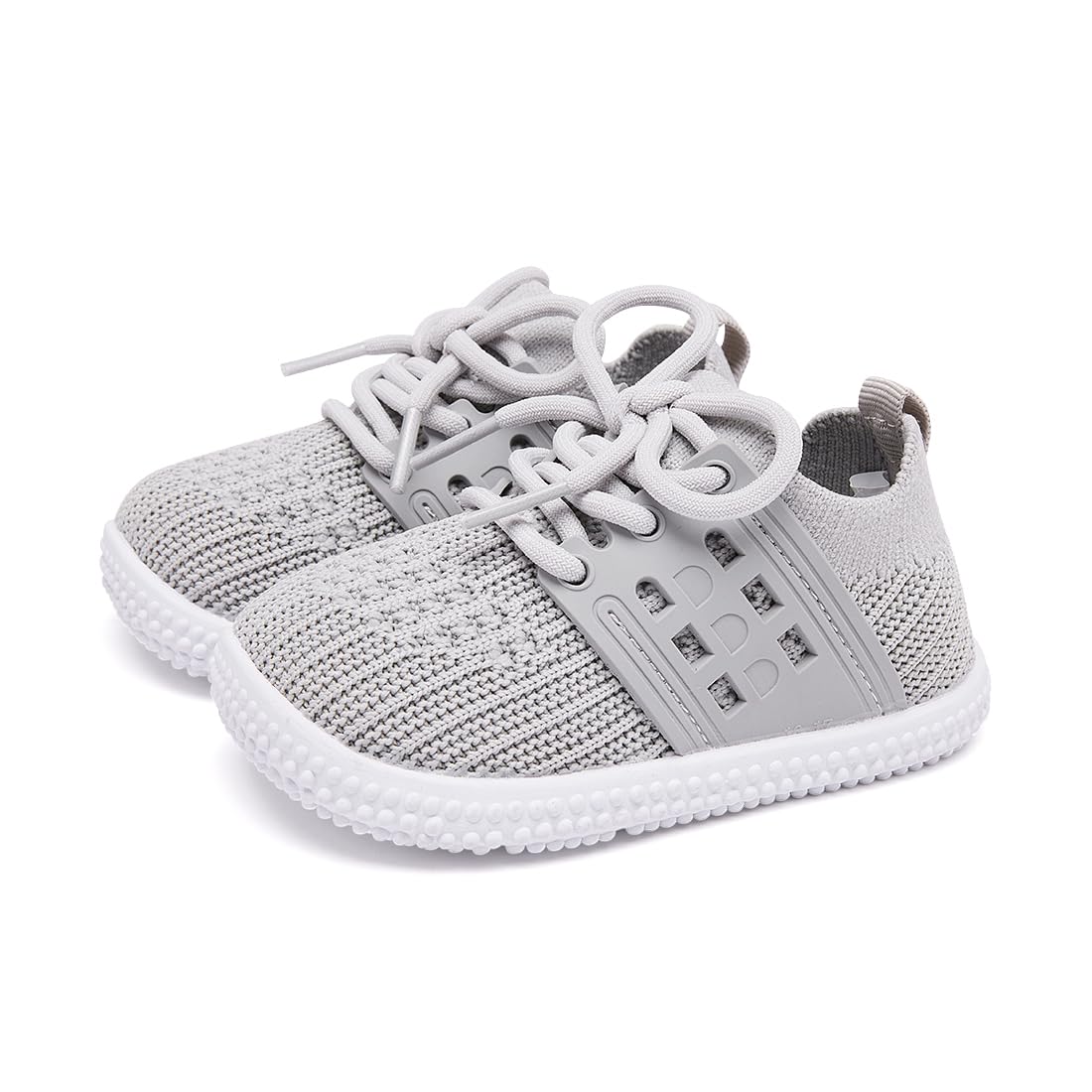BMCiTYBM Baby Walking Shoes First Infant Sneakers Grey Size 6-12 Months