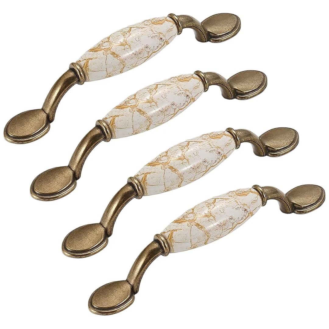 Boutons en céramique vintage élégants pour sublimer vos meubles de cuisine Shabby Chic