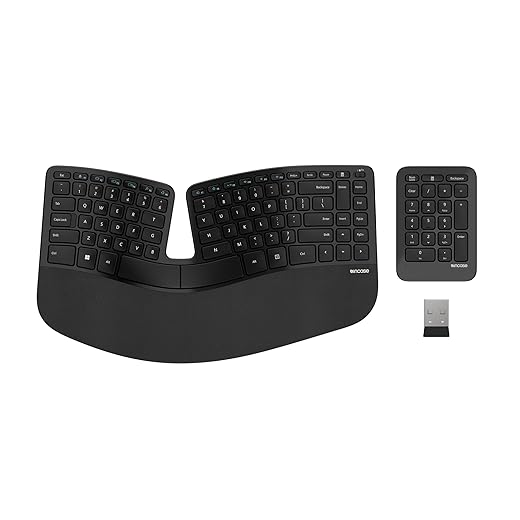 Sculpt Ergonomic — Split Layout With Palm Rest