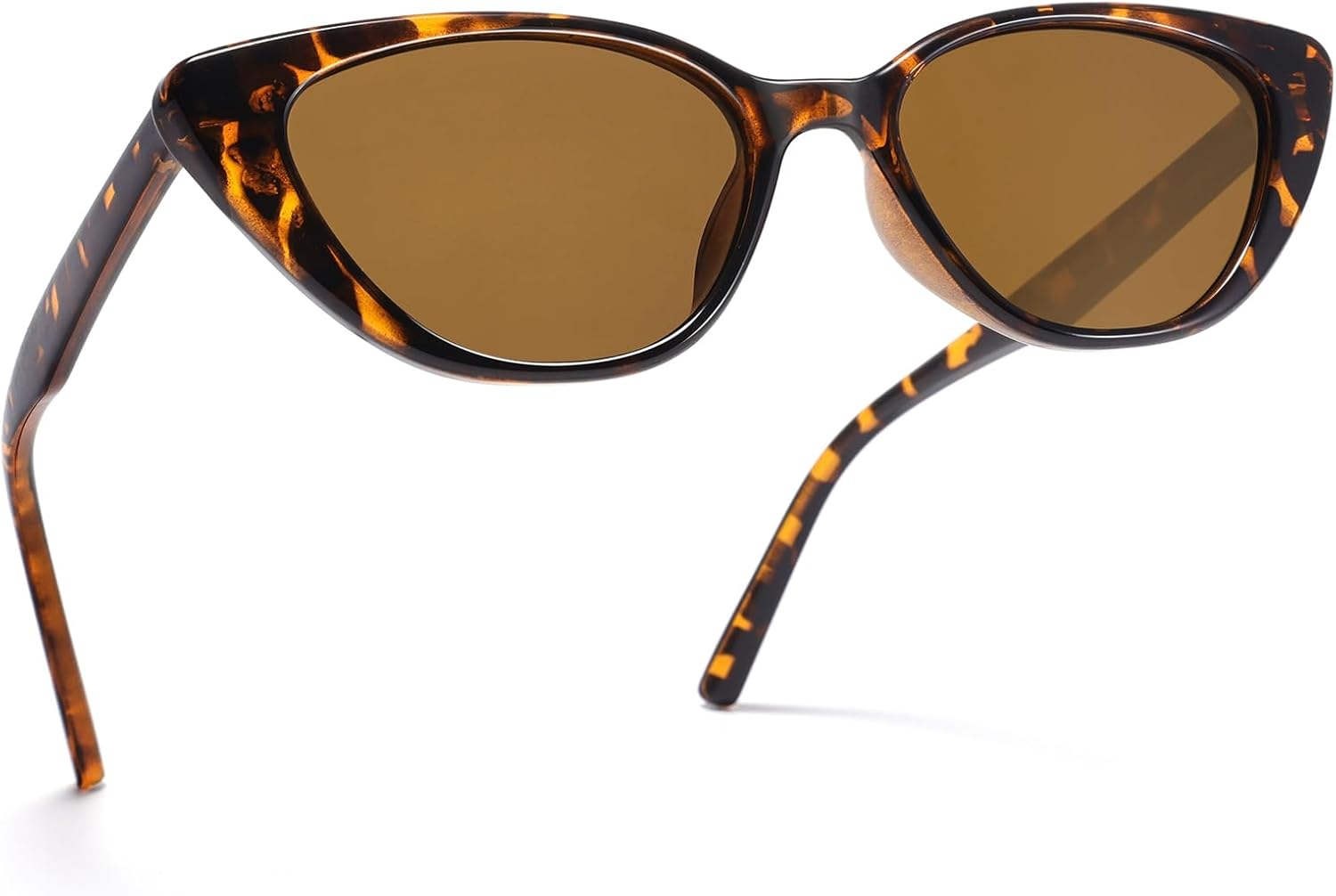 Narrow Small Retro Polarized Cat Eye Sunglasses for Women Trendy Driving Glasses - Image 8